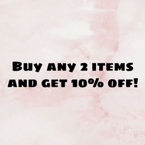 Buy 2 or more items and get 10% off